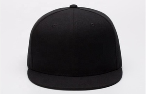 Chất Lượng Cao Tùy Chỉnh <span class=keywords><strong>Snapback</strong></span> <span class=keywords><strong>Cap</strong></span> Với 3D Thêu Ngắn Hip Hop Trở Lại Hat Với Logo - Product Image 2