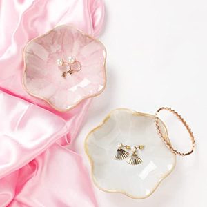 Bandeja de cerámica multifunción para exhibición de joyas, cuenco para llaves, plato de anillo, regalos para amigos, hermanas, <span class=keywords><strong>hija</strong></span>, <span class=keywords><strong>madre</strong></span> - Product Image 2