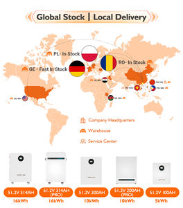 5kWh 10kWh 16kWh Stockage d'énergie domestique 5KW 10KW Lifepo4 Powerwall 48V 100Ah 200Ah 314ah 51.2V Batterie murale énergie solaire - Product Image 2