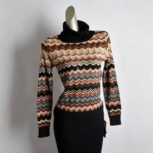 Nouveau <span class=keywords><strong>pull</strong></span> en tricot pour l'automne et l'hiver avec un design élégant et stylé à col haut, <span class=keywords><strong>pull</strong></span> en tricot pour femmes à manches longues - Product Image 4