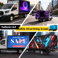 Écran LED pour véhicule publicitaire, camion haute définition en extérieur, écran électronique LED monté sur voiture