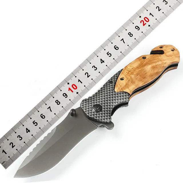 Поо 2022 новый деревянный Карманный спасательный многофункциональный инструмент для охоты выживания кемпинга складной нож со стеклом