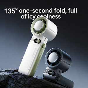 Mini Ventilador Portátil Sin Aspas Recargable con Luz, Ventilador Personal de Mano con Batería de 6000mAh, Ventilador de Alta Velocidad para Coche y Exteriores - Product Image 2