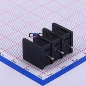 DBT30C-7.62-3P-BK-P Barrier Terminal Block Through hole Component (THT),P=7.62mm Connector Two Sides 7.62mm 1x3P Straight Pin - Product Image 2