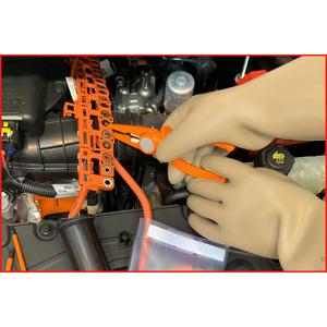 KS TOOLS Guante protector de electricista con aislamiento protector, talla 12, clase 4, blanco - Product Image 2