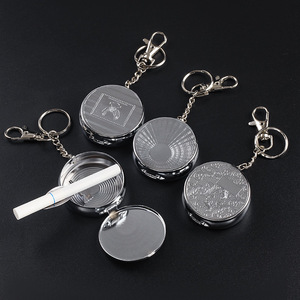 AP Creative Custom Mini Pocket <strong>Ashtray</strong> Smokeless Metal <strong>Portable</strong> Pocket <strong>Ashtray</strong> <strong>Bag</strong> Keychain <strong>Ashtray</strong> <strong>Bag</strong> - Product Image 6