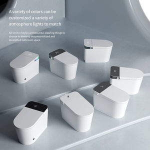 <strong>White</strong> Elongated Floor Mounted Intelligent Auto <strong>Seat</strong> Smart <strong>Toilet</strong> Heated <strong>Seat</strong> Remote Included High Quality Ceramic Bathroom WC - Product Image 6