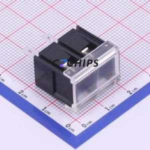 KF38H-8.25-2P Barrier Terminal Block Through hole Component (THT),P=8.25mm Connector With Cover Plate 8.25mm 1x2P Straight Pin - Product Image 1