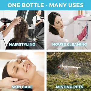 Frosted Beauties 200ml/300ml/500ml Flacon pulvérisateur à pompe pour cheveux, brumisateur d'eau fin et continu pour coiffure, nettoyage et parfum - Product Image 4