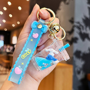 New Cute Acrylic <b>Keyring</b> Key Chain <b>Ring</b> Keychain Plastic Pendant for Book Bag Couple Car Keys Hanging Gifts - Product Image 3