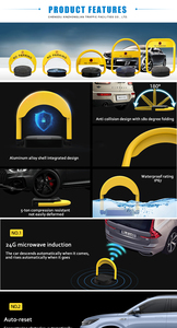 Barrera de Bloqueo de Estacionamiento Solar Inalámbrica Personalizada, Dispositivo de Prohibición de Estacionamiento IP67, Control Remoto, Sistema de Bloqueo Inteligente de Acero para Estacionamiento - Product Image 2