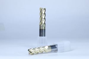 Fresa de 4 lados con revestimiento NACo de acero inoxidable de 68 grados, herramienta de fabricación de precisión, ODM OEM - Product Image 6