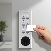 Contrôle d'accès intelligent autonome étanche TTlock avec clavier numérique métallique Bluetooth/Wi-Fi et carte de proximité