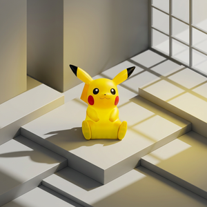pokemon Pikaed LED Touch Control Neon Bulbs Warm White Plastic Mood/<b>Night</b> <b>Light</b> AB0050 120x155mm USB Battery Operated Kids - Product Image 2
