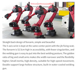 Bras de robot industriel programmable à 6 axes avec moteurs pour la préhension/positionnement, le soudage, la peinture et l'utilisation en barista. - Product Image 5
