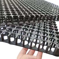 Cellule de drainage en HDPE pour applications extérieures, construction et toiture de jardin, hauteur 30 mm, cellule de drainage en HDPE imperméable