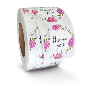 Customized <b>Printing</b> <b>Paper</b> for <b>Print</b> Sticker for Flowers Thank You Stickers Kraft <b>Paper</b> for Supporting My Business Sticker - Product Image 5