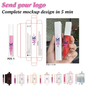 50pcs/lot Free Shipping Lipgloss Custom Logo Wholesale Private Label Custom Logo Matte Lip Gloss Liquid Lipstick