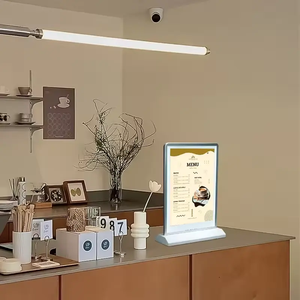 ที่ใส่ A4แบบชาร์จไฟได้ A5แบตเตอรี่กล่องไฟ LED สองด้านที่ใส่โปสเตอร์กรอบตั้งโชว์ของเดสก์ท็อป - Product Image 4