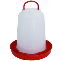 Abreuvoir automatique pour volailles de 1 L avec couvercle, seau d'alimentation pour canards, oies, poulets