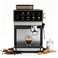 Cafetera Espresso Automática Anbolife de 20 Bares con Molinillo, Diseño Compacto, Protección Contra Sobrecalentamiento, Autolimpieza, Fabricación OEM