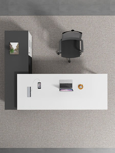 Bureau <span class=keywords><strong>de</strong></span> <span class=keywords><strong>direction</strong></span> minimaliste moderne en bois <span class=keywords><strong>de</strong></span> chêne avec ensemble chaise et armoire latérale et bibliothèque - Mobilier <span class=keywords><strong>de</strong></span> bureau personnalisable - Product Image 5