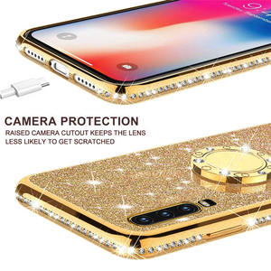 Funda de teléfono con anillo de diamante para <span class=keywords><strong>Samsung</strong></span> <span class=keywords><strong>Galaxy</strong></span>, cubierta de silicona suave con purpurina para <span class=keywords><strong>Samsung</strong></span> <span class=keywords><strong>Galaxy</strong></span> M51 A22 A51 5G A7 2018 A70 A50 S20 <span class=keywords><strong>Lite</strong></span> S21 FE Ultra Plus - Product Image 5