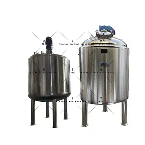 Ace Shampoo Production Line Liquid Soap Dispenser Mixer Making Machine Mixing Tank With Heater Milk Homogenizer Price