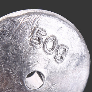 Plomb de pêche rond 30g, fonction durable pour accessoires de canne à pêche en mer - Product Image 2