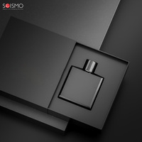 Ensemble de bouteilles d'huile de parfum Oud vides pour hommes et femmes magnétiques personnalisées avec design de boîte-cadeau en cuir
