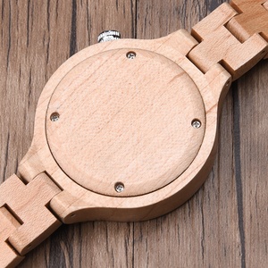 Moledodo-montre à quartz en bambou pour femmes, montre-bracelet de luxe, avec logo OEM, cadeau Surprise, livraison directe fabricant - Product Image 4
