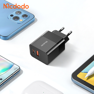 Mcdodo Bộ Sạc Nhanh USB A + Type C Cổng Kép 20W 18W Bộ Sạc USB Điều Khiển Nhiệt Độ Thông Minh QC3.0 + PD 20W Phích Cắm EU - Product Image 2