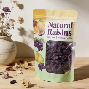 Sacs d'emballage en plastique à fermeture éclair de haute qualité, personnalisés, imprimés, à fond plat, de qualité alimentaire, réutilisables pour fruits secs - Product Image 2