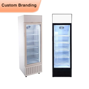 Meisda SC235B Réfrigérateur à affichage commercial <span class=keywords><strong>gratuit</strong></span> personnalisé 235L OEM Refroidisseur vertical de <span class=keywords><strong>boisson</strong></span> de bière de supermarché à température unique - Product Image 1