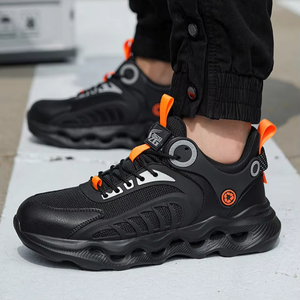 8855 ZG <span class=keywords><strong>scarpe</strong></span> di sicurezza <span class=keywords><strong>leggere</strong></span> in acciaio traspirante per uomo nero <span class=keywords><strong>scarpe</strong></span> di sicurezza invernali prezzo di fabbrica per l'autunno estate - Product Image 1