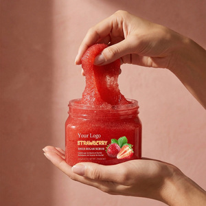 Gommage corporel au sucre et à la fraise, naturel, personnalisé, pour une <span class=keywords><strong>peau</strong></span> lisse, douce, éclaircissante et blanchissante, marque privée - Product Image 6