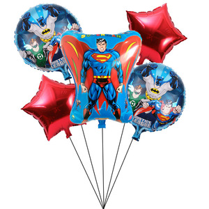 <span class=keywords><strong>Super</strong></span> héros enfants joyeux anniversaire fête décorations fournitures feuille d'aluminium ballon ensemble - Product Image 6
