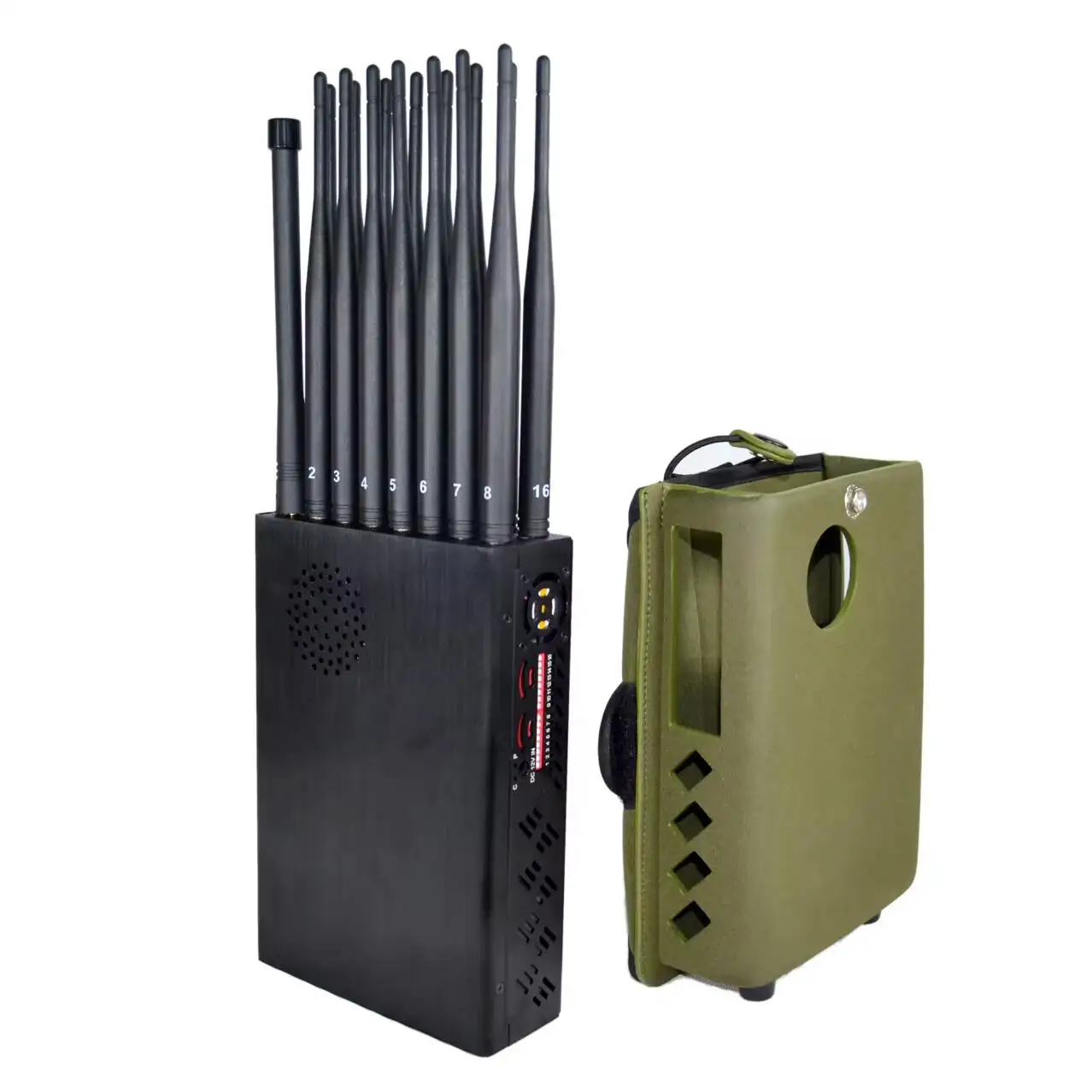 جهاز واي فاي لاسلكي 16 باند 2G 3G 4G 5G واي فاي مع خاصية تحديد المواقع UHF VHF جهاز اكتشاف إشارة خلية