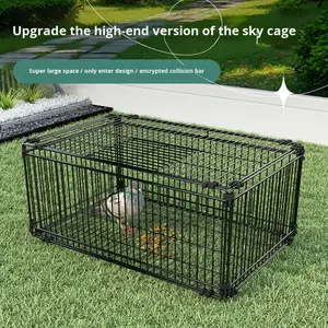 Şifreli Demir Güvercin Tuzağı Tek Yönlü Kafes Sputnik Tuzağı Darbeli Kapılı Otomatik Geri Dönüşlü Dış Mekan Tel Kafes - Product Image 2