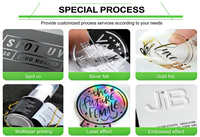 Etiquetas Personalizadas para Viales de Vinilo de 10 ml, 15 ml y 2 ml, Etiquetas Impermeables para Viales de Cosméticos, Etiquetas para Empaque de Péptidos en Polvo