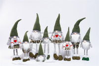 Noël fait à la main Gnome poupée cadeau en peluche sans visage Rudolph poupée gnomes de Noël pour elfe nain