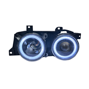 Conjunto de Faros LED Modificados para <span class=keywords><strong>BMW</strong></span> Serie 5 <span class=keywords><strong>E30</strong></span> E34 <span class=keywords><strong>520i</strong></span> 1988-1996, Luz de Señal de Giro DRL, Lámpara Delantera, Conexión Directa - Product Image 4