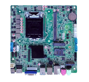 Carte mère Mini-ITX Barebone ELSKY QM1100C 2025 avec port LAN Gigabit unique pour ordinateurs de bureau, sans ports COM ni LVDS, prise LGA1151, CPU indépendant - Product Image 1