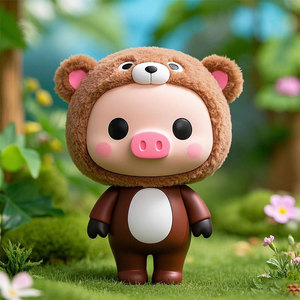 Tùy Chỉnh Trọng Dễ Thương Sang Trọng Đôi Mắt Lớn Lợn Đồ Chơi Động Vật Sang Trọng PVC Bee <span class=keywords><strong>Pig</strong></span> Đồ Chơi Món Quà Hoàn Hảo Cho Bé Trai Đồ Trang Trí Cho Các Bên Và Chơi - Product Image 4