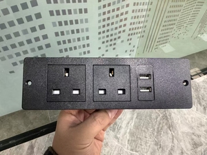 Meilleur Prix extension prise usb avec couvercle en métal plaque - Product Image 3