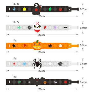 Wholesale <strong>Halloween</strong> <strong>Party</strong> Favors Pop Keychain Sensory Toys New Design Trick Bracelets for Kids <strong>Halloween</strong> Goodie <strong>Bag</strong> <strong>Fillers</strong> - Product Image 2