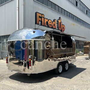 Four à pizza camion de nourriture Fabrication rue Hot Dog chariot à café Food Van remorque mobile de nourriture avec cuisine complète USA - Product Image 6