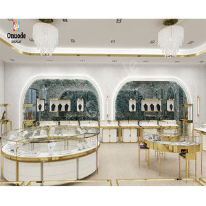Customized 3D Interior Design Layout for Luxury Jewelry <b>Watch</b> Shop Complete Jewelry Shop Interior LED Luxury Jewelry Display - Product Image 1