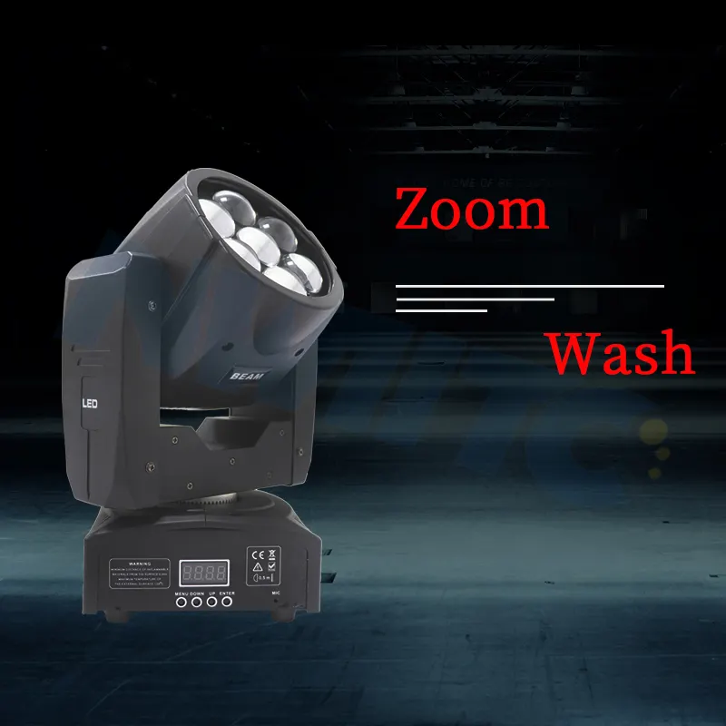 L-34 Mini DMX party stage light rgbw 4in1 7x12w zoom wash led moving head DJ Disco Stage Lights