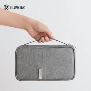 TPW133 Waterproof Oxford Cloth Multi-function Document <b>Storage</b> Bag Business Trip Passport Holder for Family - Product Image 5